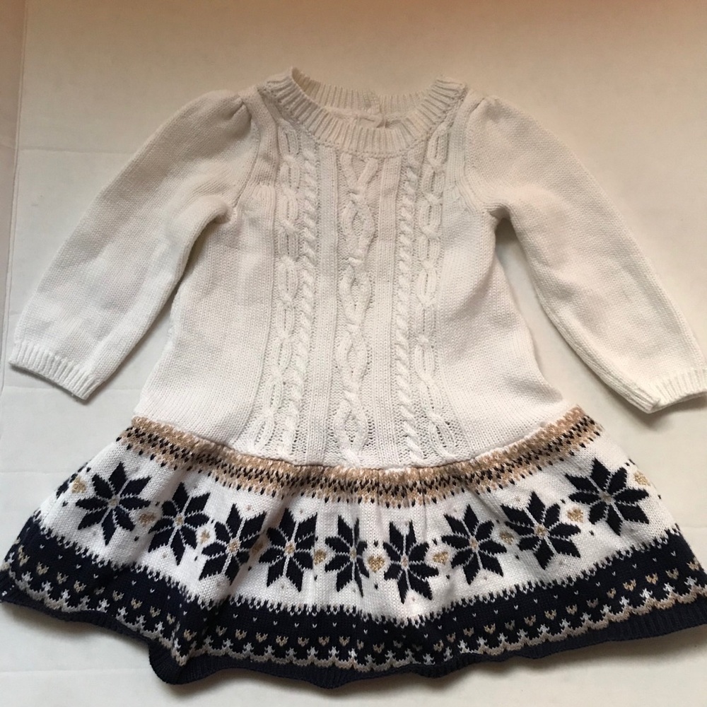 Gymboree sweater dress. Size 12-18 months.